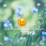 bonjour petite amie clin doeil emoji fleurs