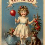 vintage happy new year 2024 images 1